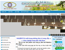 Tablet Screenshot of haledco.com